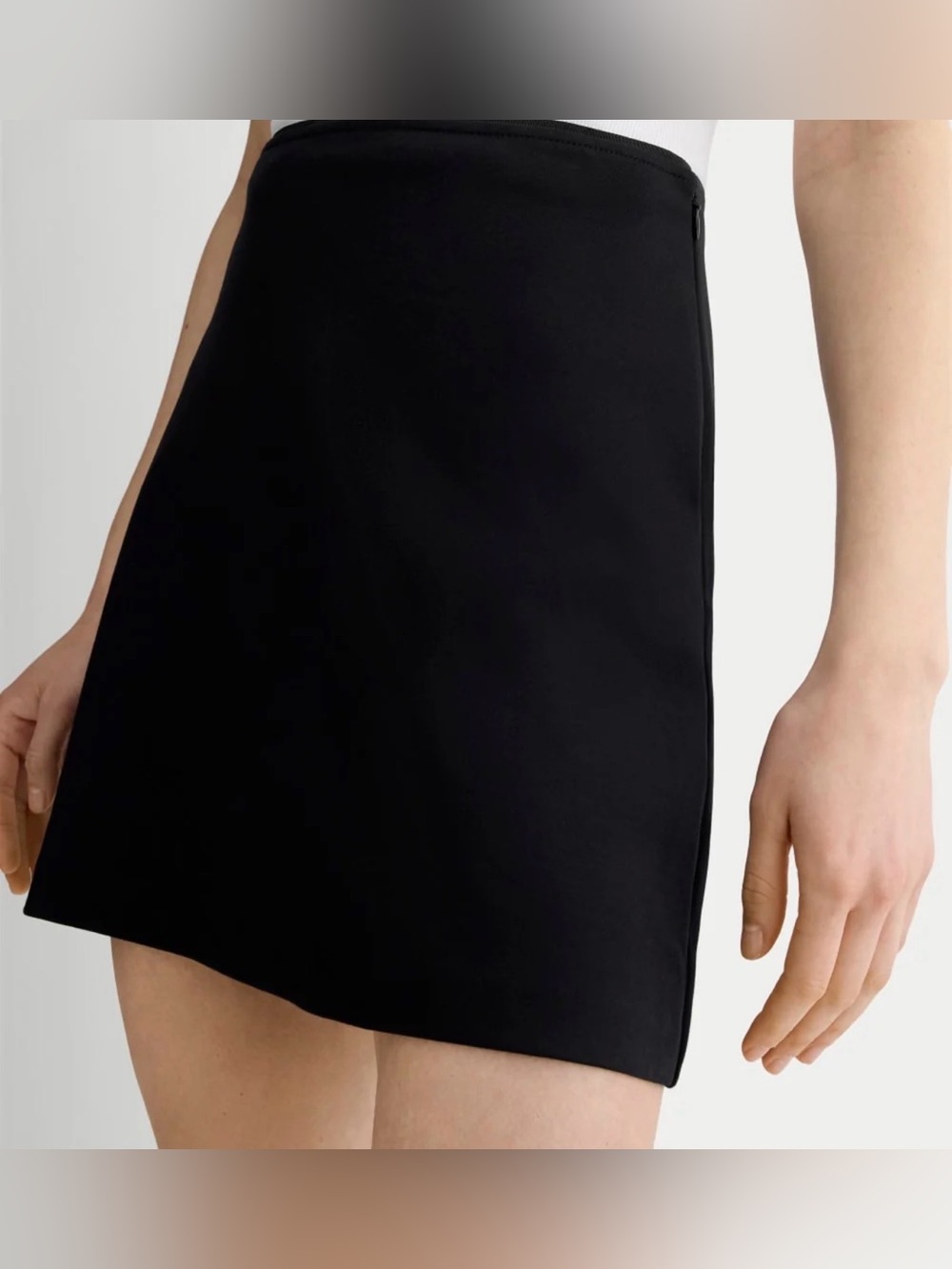 Everlane The Dream Mini Skirt - Black